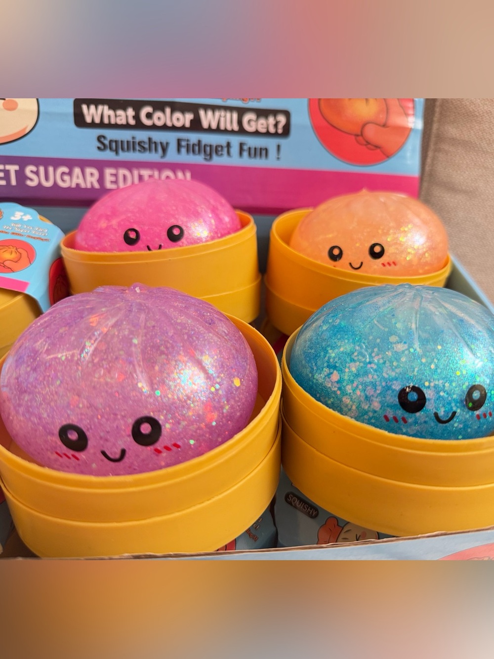 3 FOR $15 VIRAL SQUISHY DUMPLING, Sugar Wax -BRAND NEW SEALED